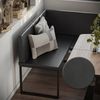 Esszimmer-Eckbank Ravon Schwarz 120 x 120 cm Vicco Bild 4