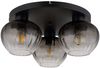 LED Deckenlampe, schwarz, Rauchglas, D 45 cm Bild 5