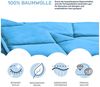 Dailydream Therapie Gewichtsdecke aus Baumwolle, 6Kg für Erwachsene, 135x200cm, Blau Bild 4