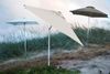 Sonnenschirm Elba eckig, Aluminiumgestell, modern, hellgrau, 200 cm, mit Knickfunktion Bild 5