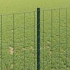 vidaXL Eurozaun mit Pfosten 10 x 1 m PVC-beschichteter Stahl Grün Netz 3335991 Bild 4