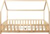 Kinderbett Sisimiut mit Matratze 120x200 cm Holzfarben [en. casa] Bild 4