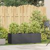 vidaXL Pflanzgefäß Schwarz 120 x 40 x 40 cm Kaltgewalzter Stahl 860675 Bild 3