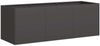 vidaXL Pflanzgefäß Schwarz 120 x 40 x 40 cm Kaltgewalzter Stahl 860675 Bild 2