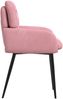 vidaXL Esszimmerstühle 6 pcs Samt (V) Rosa 59 x 59,5 x 90 cm 3428250 Bild 4