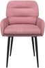 vidaXL Esszimmerstühle 6 pcs Samt (V) Rosa 59 x 59,5 x 90 cm 3428250 Bild 3