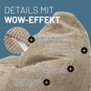 Lumaland Relax Set Cord – Sitzsack Giant + Pouf | Besser als Sofa, Sessel & Co. | XXL Bean Bag + Sitzpouf Hocker mit Füllung (EPS Perlen) für Indoor | Bodensofa für Wohnzimmer, Schlafzimmer & Gaming Bild 4