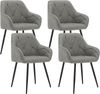 Woltu 4-Fußstuhl (Set, 4 St), Esszimmerstühle ergonomischer aus Kunstleder Bild 2
