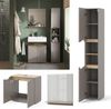 Badmöbel-Set Marelle Greige 3 Teile, mit Hochschrank Vicco Bild 2