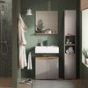 Badmöbel-Set Marelle Greige 3 Teile, mit Hochschrank Vicco Bild 4