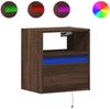 vidaXL TV-Wandschrank mit LED-Beleuchtung Eichen-Optik 41x31x45 cm 852325 Bild 2