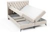 Best for Home Boxspringbett K18 SLIM mit zwei Bettkasten und Komfort Topper H3 (Bonell-Matratze, gepolstertes Kopfteil, Doppelbett versch. Größen, 140x200 160x200 180x200 200x200 cm), Handwerksqualität, TOP Preis-Leistungs-Verhältnis Bild 4
