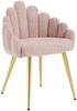 WAHSON OFFICE CHAIRS Loungesessel Kunstfell Loungesessel Polsterstuhl mit Metallbeinen Einzelsessel (1-St) Bild 2