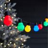 Lights4fun LED-Lichterkette 30er LED Fiesta Party Lichterkette bunt Bild 3