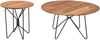 Couchtisch >Faber 2< in braun / schwarz - 46x90 (HxD) Bild 4