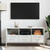vidaXL TV-Schrank Weiß 100,5x39x50,5 cm Stahl 843041 Bild 3