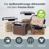 GOURMETmaxx Frischhaltedosen Klick-it 10-tlg. schwarz Bild 2