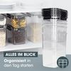 GOURMETmaxx Frischhaltedosen Klick-it 10-tlg. schwarz Bild 4