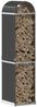 vidaXL Holzkorb Anthrazit 40x45x170 cm Verzinkter Stahl 364558 Bild 3