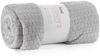 Wohndecke Kuscheldecke Decke MICROFASER Sofadecke Tagesdecke CINDY2 170X210 cm silber Bild 4