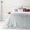 Wohndecke Kuscheldecke Decke MICROFASER Sofadecke Tagesdecke CINDY2 170X210 cm silber Bild 3