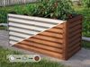 GFP Primeyard LUCA Cortenstahl-Hochbeet 158x75x35 cm - stabiles Gartenbeet mit natürlicher Rostoptik & sicherem Kantenschutz, ganzjährig einsetzbar Bild 2
