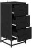 vidaXL Sideboard Schwarz Eichen-Optik 35,5 x 35 x 76 cm 883587 Bild 5