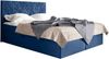 99rooms Montana Boxspringbett 200x200 cm Velours MONOLITH Dunkelblau Bild 4