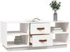 Couchtisch Weiß 100 x 50 x 41 cm Massivholz Kiefer [818271] Bild 4