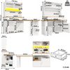 Küchenschrank MDF mit ausziehbarer Tischplatte & LED, 137 x 45 x 178 cm, weiß Bild 3