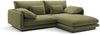Micadoni Ecksofa Torino 3-Sitzer Rechts Samt Hellgrün Bild 2