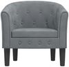 vidaXL Clubsessel Dunkelgrau Samt 356470 Bild 3