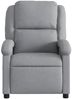 vidaXL Relaxsessel Hellgrau Stoff 371751 Bild 3