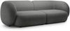 Micadoni Sofa Kate 4-Sitzer Boucle Dunkelgrau Bild 2