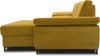 DOMO Collection Capelo FK, Ecksofa mit Schlaffunktion, mit Armlehnfunktion, Federkern, Microfaser senf, 297 x 160 cm Bild 4