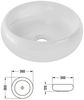 Waschtisch Skelbolu mit Türen 120x72x40 cm Eicheoptik/Schwarz [en. casa] Bild 2