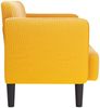 vidaXL Zweisitzer-Sofa Hellgelb 109 cm Cordstoff 4100528 Bild 4