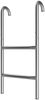 Monzana Trampolinleiter 66cm - 2 Metallstufen UV-beständig flexibel montierbar Sicherheitsleiter Einstiegsleiter Bild 2