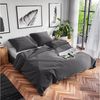 Wolkenfeld Bettwäsche Renforcé Bettwäsche Baumwolle - Natürlich weiches Schlafgefühl, 100% Baumwolle, 2 teilig, 135x200 cm, 155x220 & Übergrößen I inkl. Kissenbezüge 80x80 I uni Bild 3