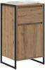 vidaXL Sideboard Kunsthandwerk Eiche 43 x 36 x 75,5 cm Holzwerkstoff 886587 Bild 3
