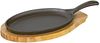 Küchenprofi Serveringspande oval m/træplade Bild 1