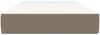 vidaXL Taschenfederkernmatratze Mittel Taupe 80x200x20 cm Stoff 347678 Bild 3