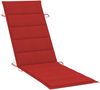 Sonnenliege, Gartenliege mit Tisch und Auflage Massivholz Akazie Bild 5