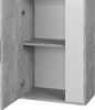 Hängeschrank Berno Beton/Weiß 50.1 x 78.4 cm mit 2 Fächern Vicco Bild 5