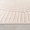 Paco Home Teppich In- & Outdoor, Moderne abstrakte Boho Designs mit 3D Struktur, robust & wetterfest, ideal für Terrasse Wohnzimmer & Küche, Grösse:60x100 cm, Farbe:Creme 2 Bild 4