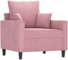 vidaXL Sessel Rosa 60 cm Samt 359286 Bild 2
