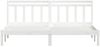vidaXL Massivholzbett Weiß 180x200 cm 6FT Super King [3100605] Bild 4