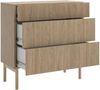Selsey 'Nolie' Kommode mit 3 Schubladen, Eichenholzoptik, ca. 91 x 90 x 38 cm Bild 4