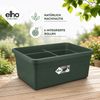 3X Elho Green Basics Beweglicher Garten - Gemüsegarten - Übertopf - Laubgrün - Draußen - L 76.7 x W 57.9 x H 29 cm Bild 2