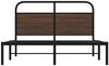 vidaXL Bettgestell ohne Matratze 140x190 cm Braun Eichen-Optik 4100307 Bild 5